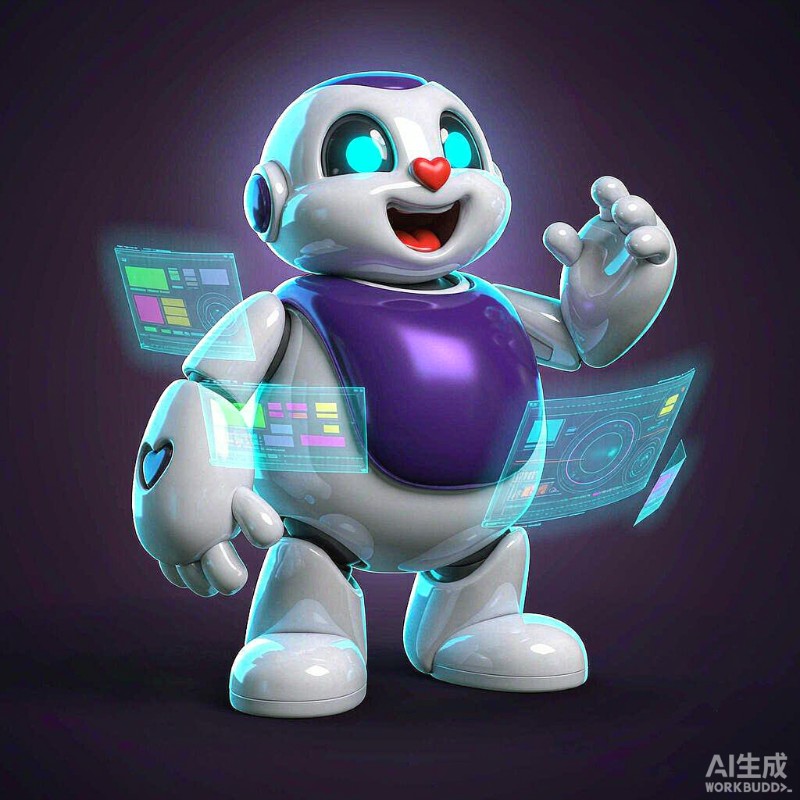 SI超能智能助手 AI 机器人吉祥物